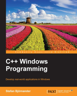 Stefan Bjornander - C ++ Windows Programming