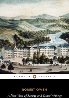 Robert Owen A New View of Society and Other Writings (Penguin Classics)