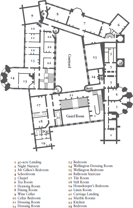 Fig 2 Belvoir Castle First Floor Fig 3 Belvoir Castle Second Floor - photo 6