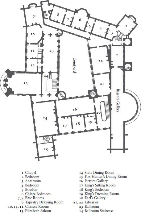 Fig 3 Belvoir Castle Second Floor PART I 1827 April 1940 1 Two doctors - photo 7