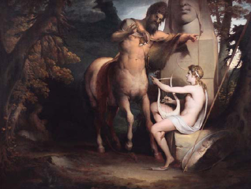 The Education of Achilles by James Barry Cheiron the Centaur served as a tutor - photo 15