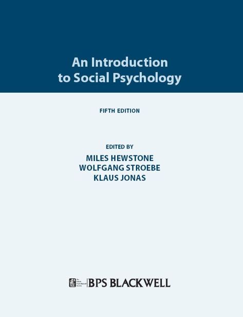 This edition first published 2012 by the British Psychological Society and John - photo 1