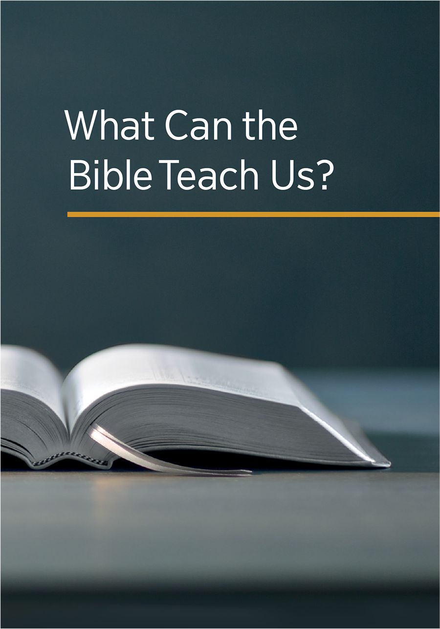 What Can the Bible Teach Us Title PagePublishers Page What Can the Bible - photo 1