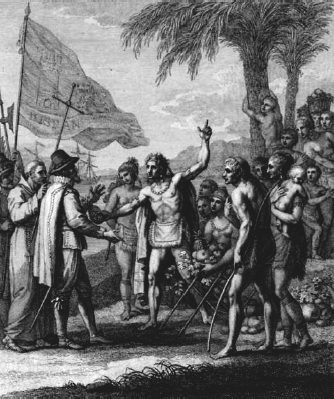 Francesco Bartolozzi An Indian Priest Addressing Columbus in the Island of - photo 5