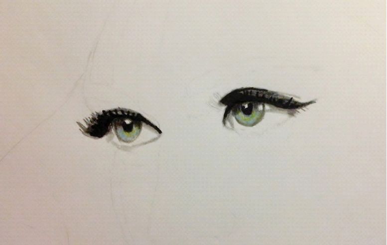 Now its time for the skin For drawing the skin Im using Prismacolor Premier - photo 12