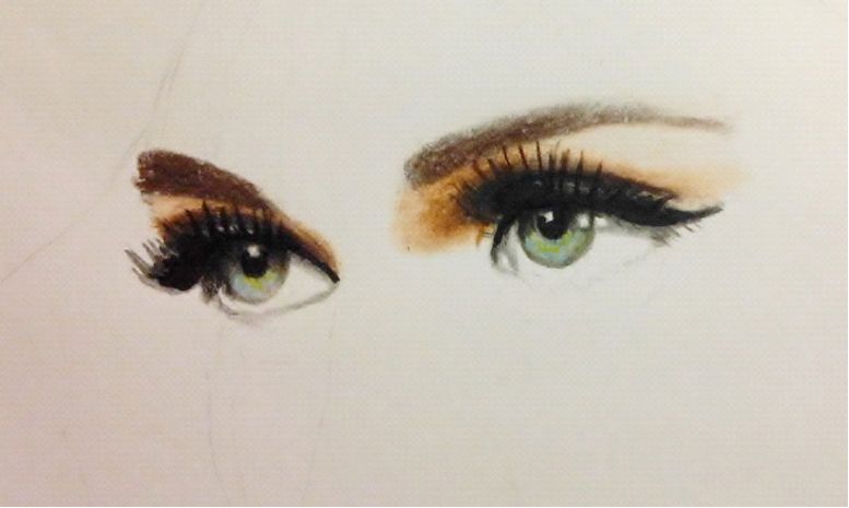 With Dark Brown draw her eyebrows and use Sienna Brown for the highlighted - photo 14