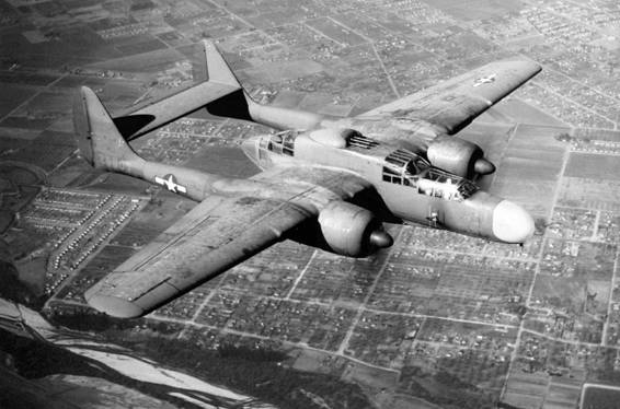 The Northrop P-61 Black Widow after production delays began its operational - photo 2