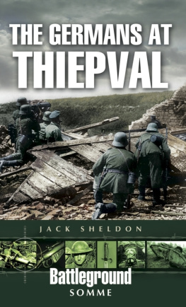 Jack Sheldon The Germans at Thiepval