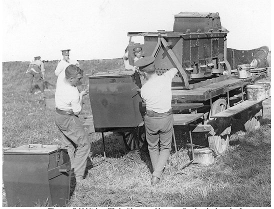 The new field kitchen filled with removable ovens One hundred meals of soup - photo 2