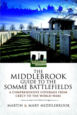 Martin The Middlebrook Guide to the Somme Battlefields