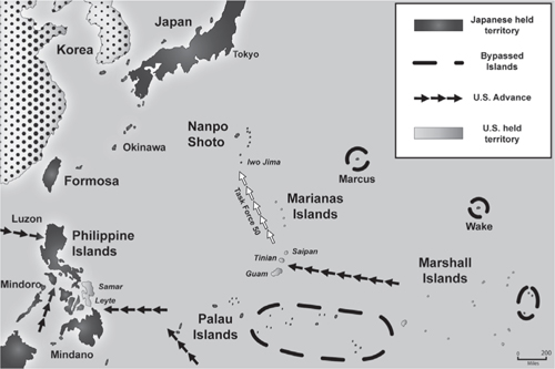 The Pacific War at the end of 1944 involved simultaneous attacks on the - photo 2