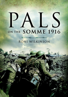 Roni Wilkinson - Pals on the Somme 1916