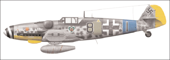 Black 8 WNr 26048 a Messerschmitt Bf 109G-6R6 of 8JG 54 This colourful - photo 5