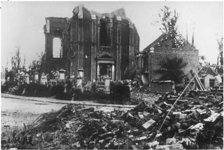 The remains of Zonnebeke church Zeppelins were usually employed for bombing - photo 5