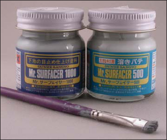 You have a choice of two Mr Surfacer viscosities the 1000 for a thinner filler - photo 7