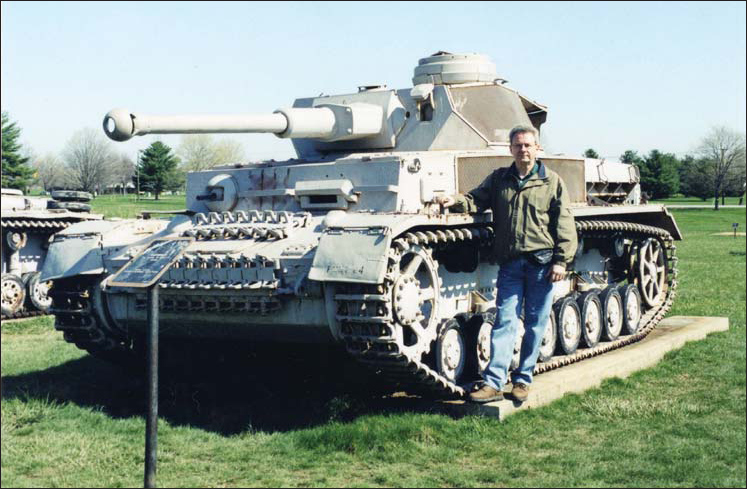 Tom Cockle with the Panzer IV Ausf G at Aberdeen Proving Ground in April 2003 - photo 3