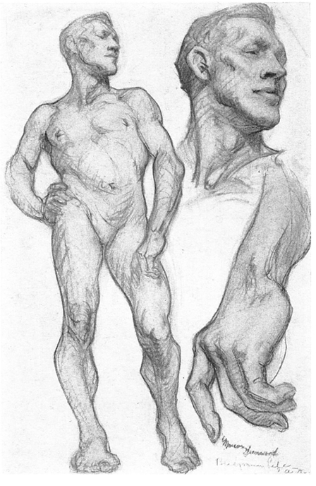 Fifty Figure Drawings Dover Anatomy for Artists - photo 36