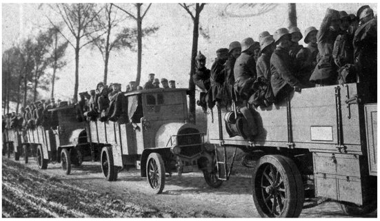 Infantry are brought up to the rear area by motor lorry convoy The crew - photo 9