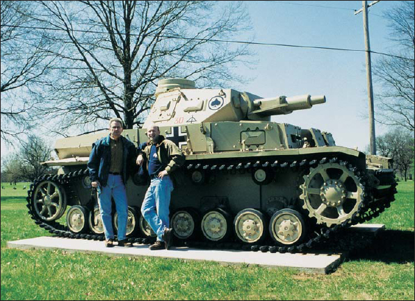 The author with Gary Edmundson and the Panzer IV Ausf D at Aberdeen Proving - photo 3