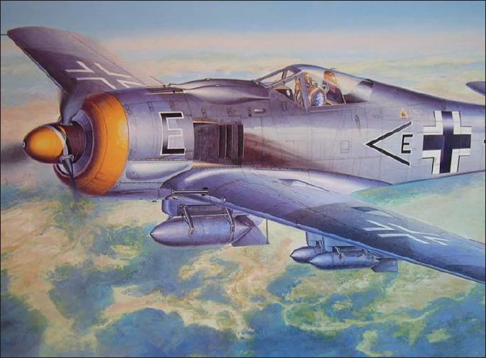 The box top artwork for Hasegawas 132-scale Fw 190F-8 A superb product There - photo 3