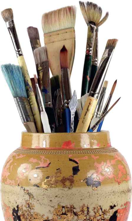 Fig 12 All the brushes used in the making of this book BRUSH TIPS - photo 10