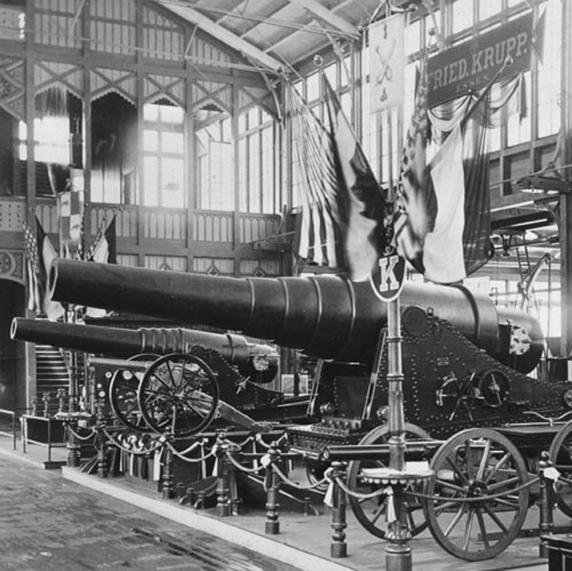 Krupp guns on display at the Centennial Exposition Philadelphia 1876 LOC - photo 1