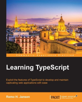 Remo H. Jansen Learning TypeScript