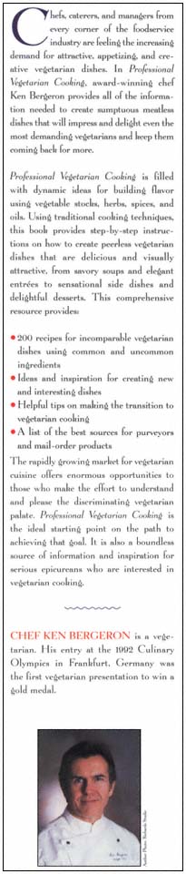 Page i Professional Vegetarian Cooking Page ii - photo 2