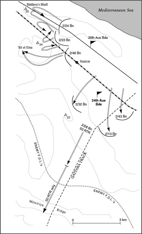 Map 12 The Australian part in Operation Splendour A series of battalion - photo 12