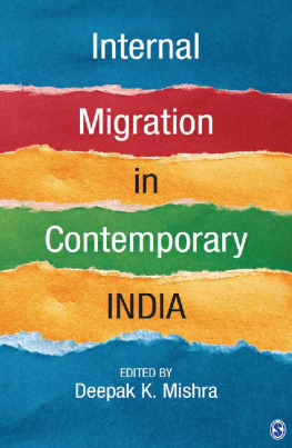 Deepak K. Mishra Internal Migration in Contemporary India