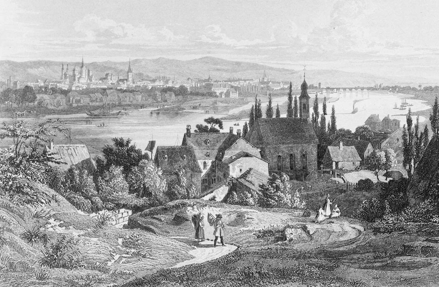 17 A view of Trier in the nineteenth century 18 The title page of the - photo 19