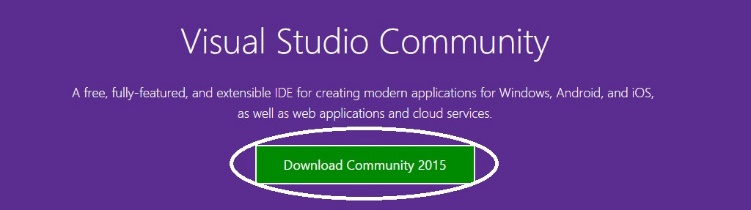 Click on the Download Community 2015 button to download the file Once you have - photo 3