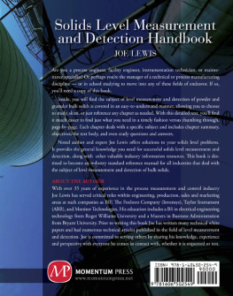 Joe Lewis - Solids Level Measurement and Detection Handbook