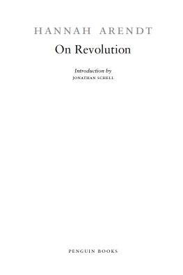 Hannah Arendt - On Revolution