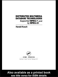 title Distributed Multimedia Database Technologies Supported MPEG-7 and By - photo 1