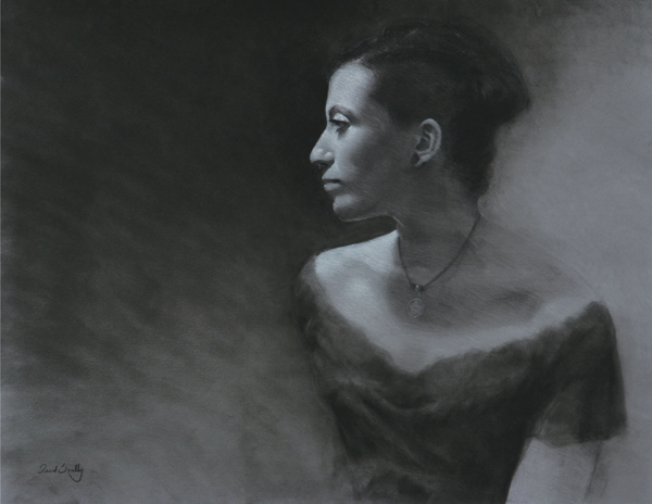 COURTNEY DAVID SCULLY Charcoal and pastel on paper 20 25 51cm 64cm For - photo 7