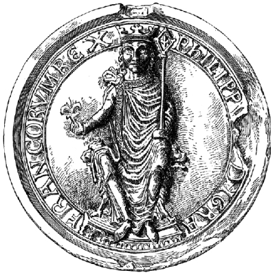 Seal of Philip Augustus I n 1212 John King of England Lord of Ireland and - photo 4