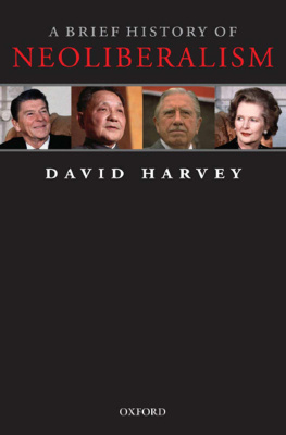 David Harvey A Brief History of Neoliberalism