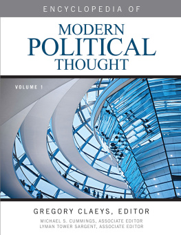 Gregory Claeys (ed.) Encyclopedia of Modern Political Thought