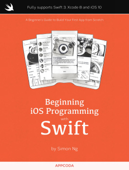 Simon Ng Beginning iOS 10 Programming with Swift