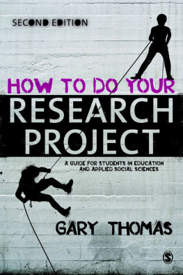 Thomas - How to Do Your Research Project