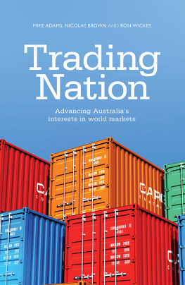 Mike Adams - Trading Nation: Advancing Australia’s Interests in World Markets