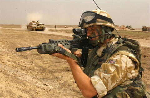 A soldier from The Royal Regiment of Fusiliers in Iraq It is ironic that - photo 4