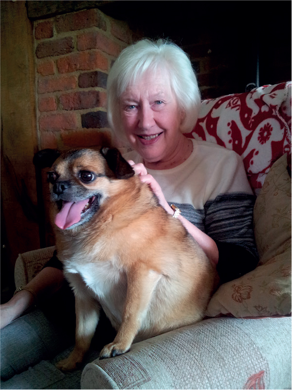 Shadow the Pug cross who was such a comfort to his owner Mildred through - photo 8