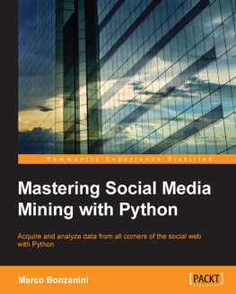 Marco Bonzanini - Mastering Social Media Mining with Python