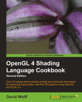 Wolff OpenGL 4 shading language cookbook