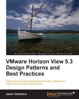 Ventresco VMware horizon niew 5.3 design patterns and best practices