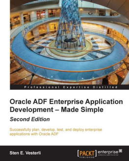 Vesterli Oracle ADF enterprise application development-made simple
