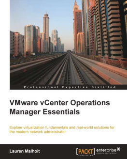 Malhoit VMware vCenter operations manager essentials