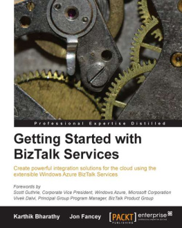 Bharathy Getting Started with BizTalk Services